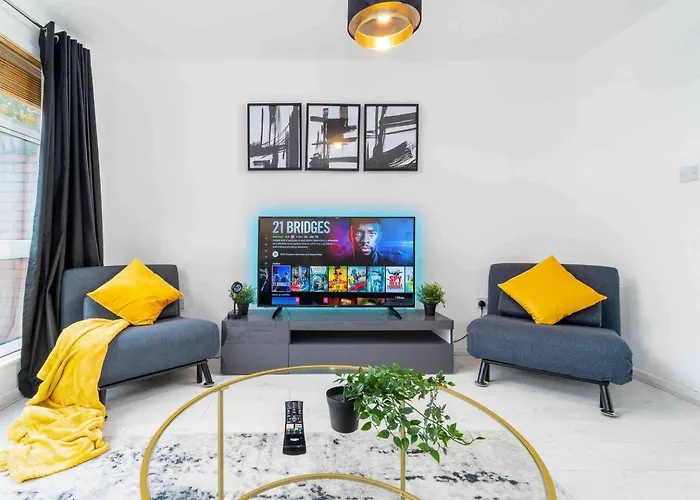 2 Bedroom Apartment In Birmingham City-Centre With Free Parking